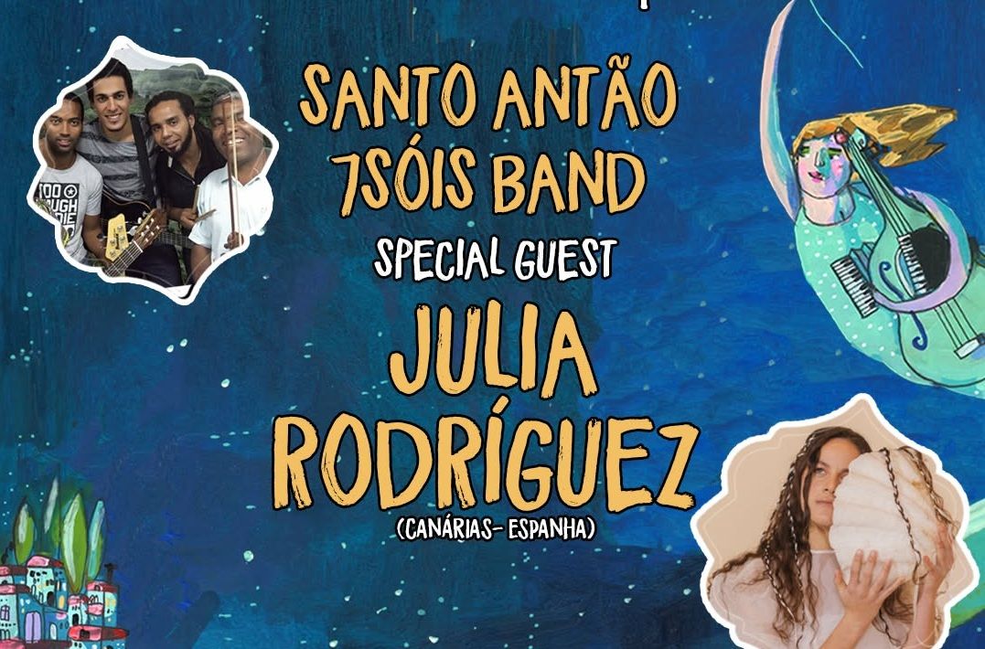 Santo Antão 7Sóis Band. Convidada: Julia Rodriguez, no Centrum 7 Sóis 7 Luas