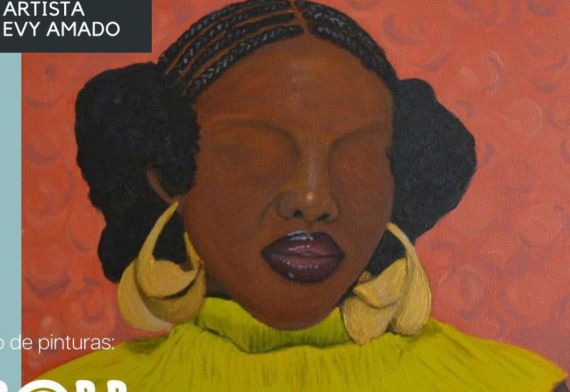 Exposição de pintura "Regu - Transa bu Kaminhu di Volta" de Evy Amado, no Centro Cultural de Cidade Velha