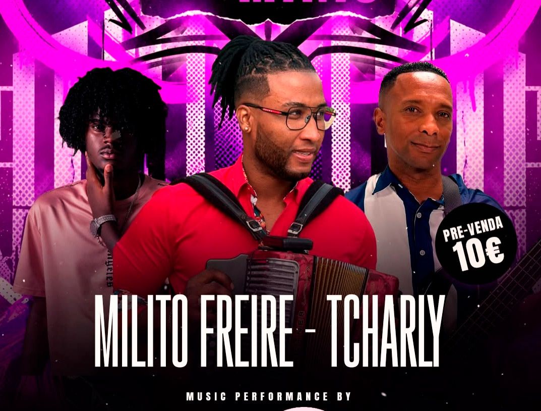 "Domingo di Minis" com Milito Freire e Tcharly, na Afronteira Club