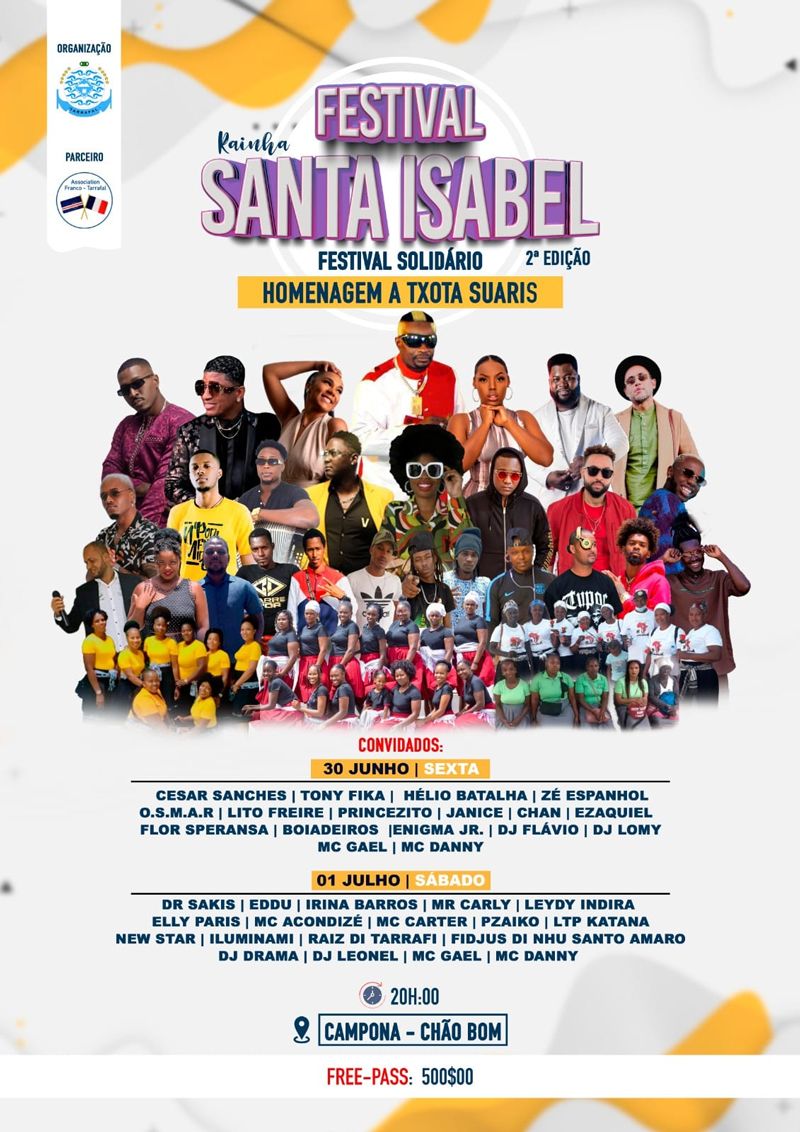 2Âª ediÃ§Ã£o Festival SolidÃ¡rio Rainha Santa Isabel, em ChÃ£o Bom