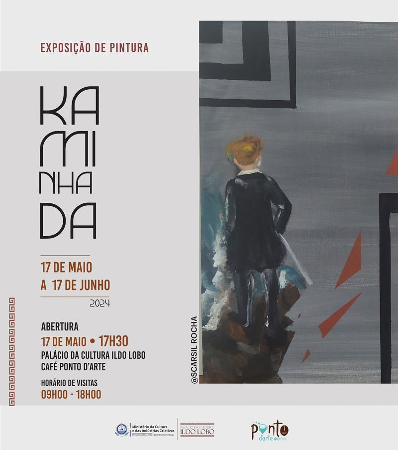 ExposiÃ§Ã£o de pintura Â«KaminhadaÂ» da artista e curadora Scarsil Rocha, no Palacio da Cultura Ildo Lobo