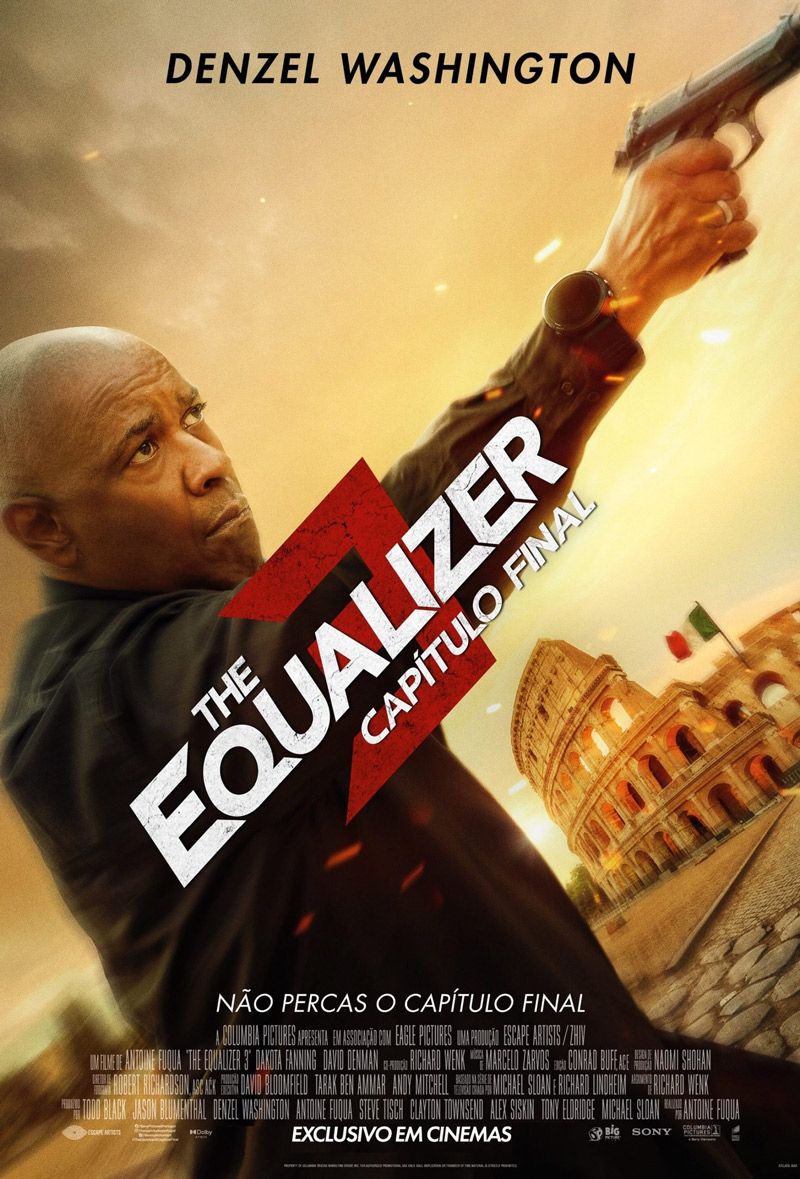 Filme Â«The Equalizer 3: Capitulo FinalÂ» com Denzel Washington, no Cine Praia