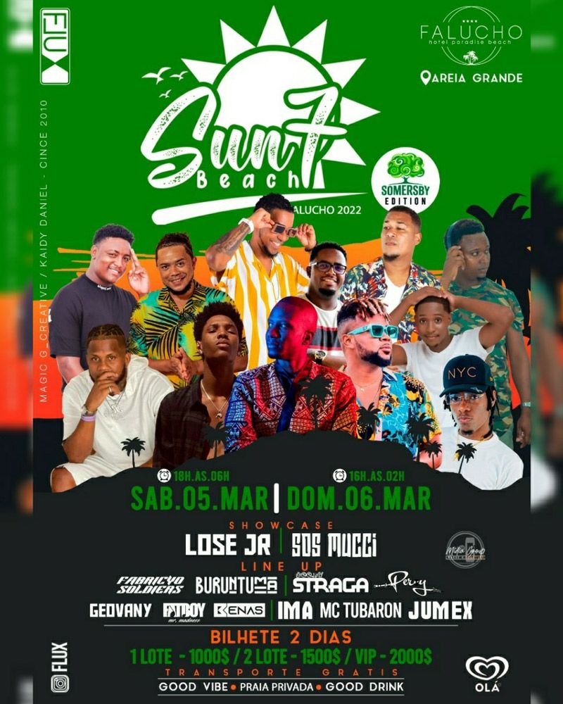Sun7 Beach, na Areia Grande