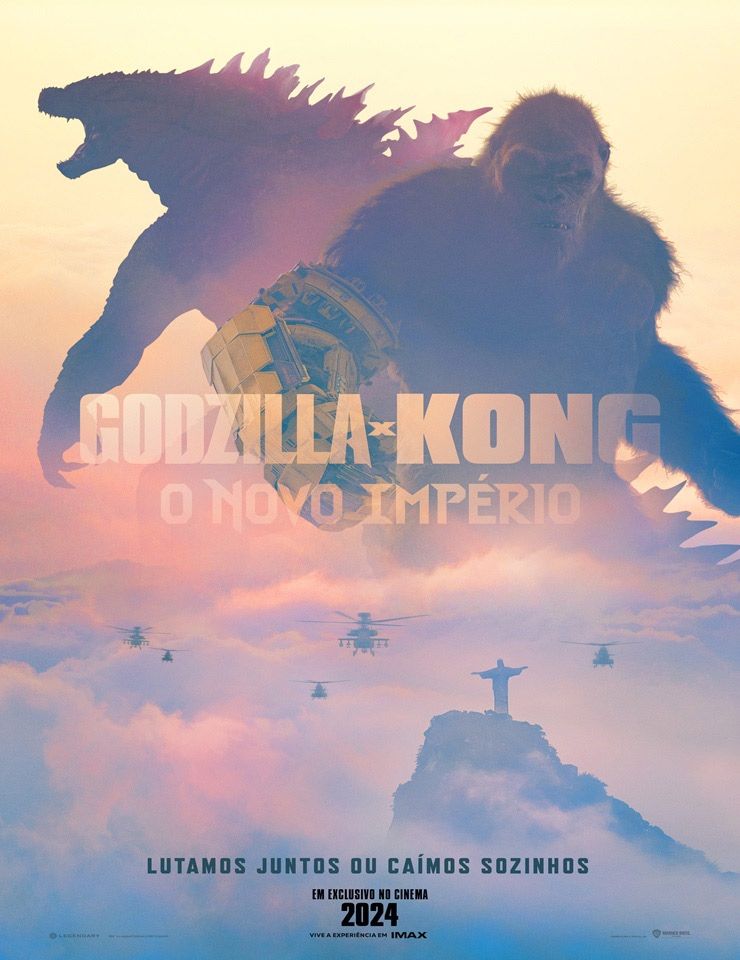 Filme Â«Godzilla x Kong: o Novo ImpÃ©rioÂ», no Cine Praia