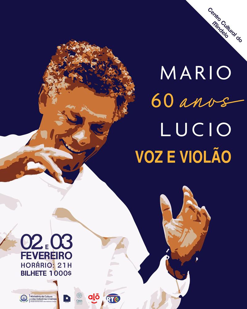 Mario Lucio Â«Tour 60 anosÂ», no Centro Cultural do Mindelo