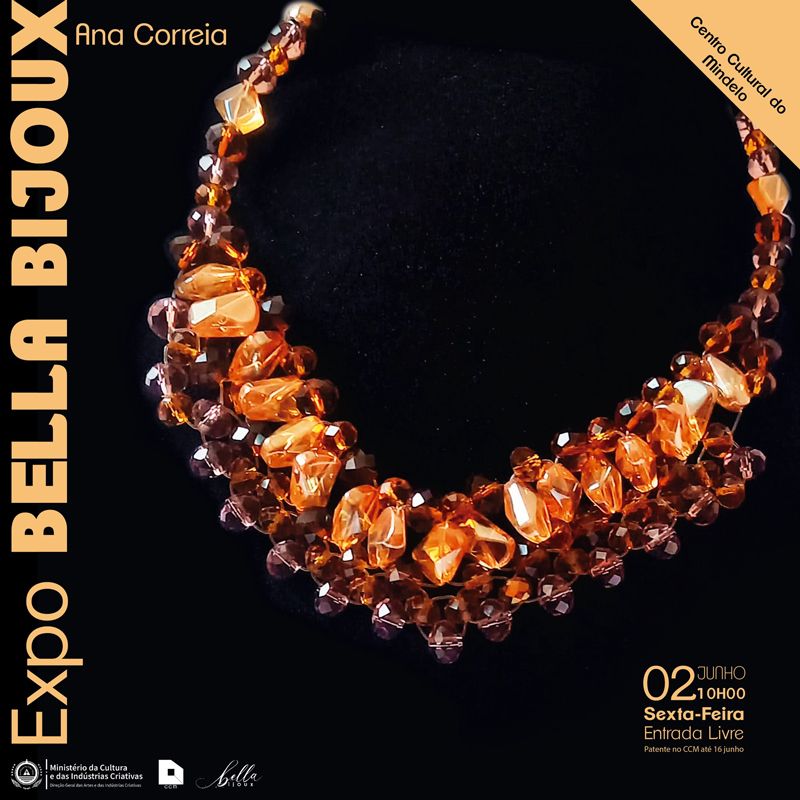 ExposiÃ§Ã£o de Bijuterias Bella Bijoux - Ana Correia, no Centro Cultural do Mindelo