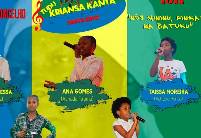 Final do Concurso Tudu Kruansa Kanta 2025, na Praça dos Paços do Concelho